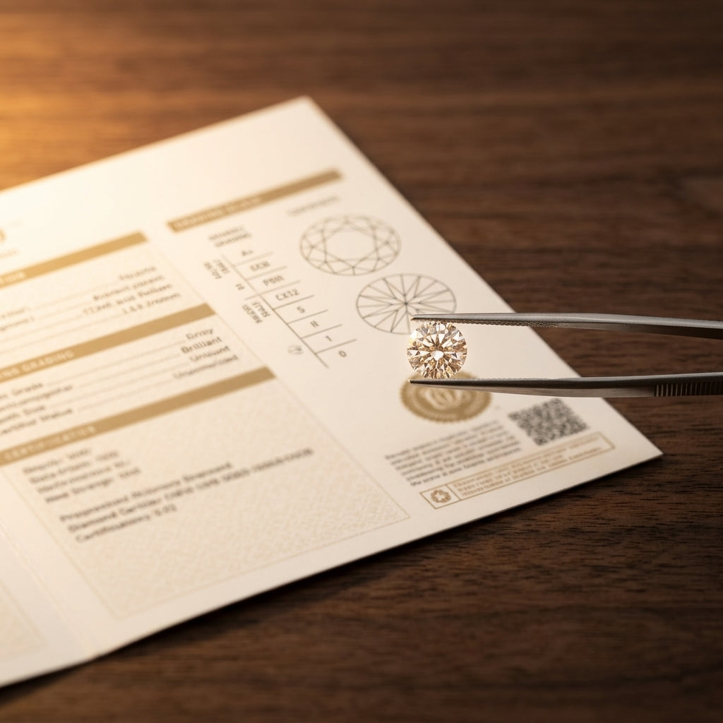 IGI/GIA-certified lab-grown diamond — Irdoja Diamonds, Boca Raton