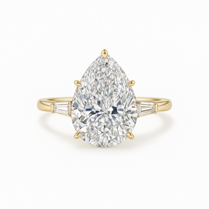 Irdoja Pear Radiance Diamond Ring