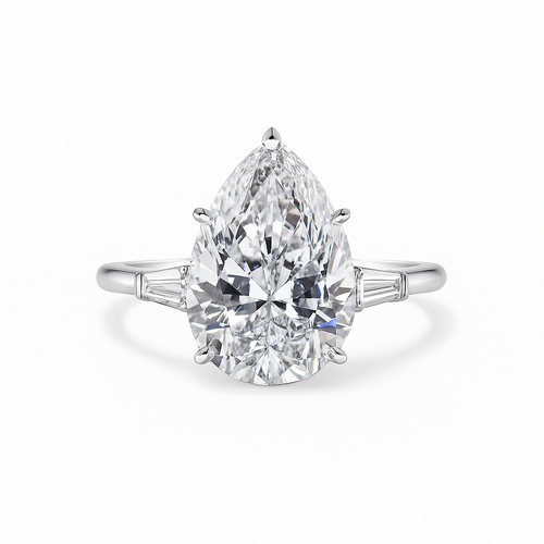 Irdoja Pear Radiance Diamond Ring