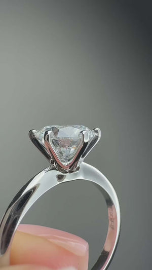 3 carat Round Brilliant Lab Diamond Solitaire Ring